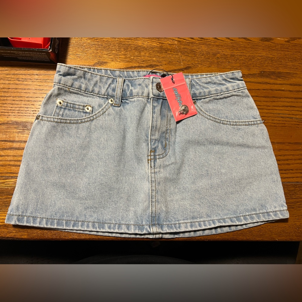 Denim Mini Skirt